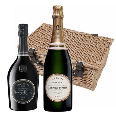 Laurent Perrier La Cuvee and Vintage Brut Twin Hamper (2x75cl)
